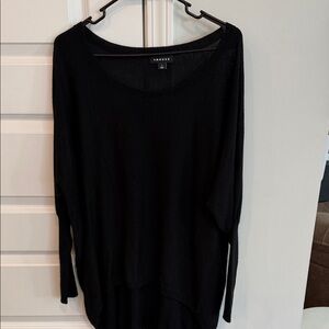 Trouvé Black Lightweight Knit Pullover